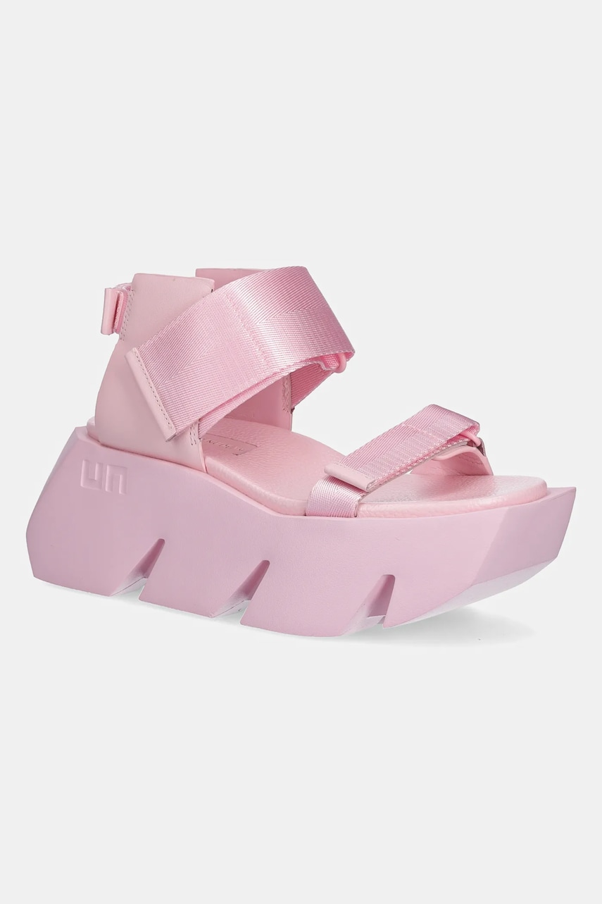 United Nude sandale Bull Run femei, culoarea roz, cu platforma, 1089887816 United Nude sandale Bull Run femei, culoarea roz, cu platforma, 1089887816