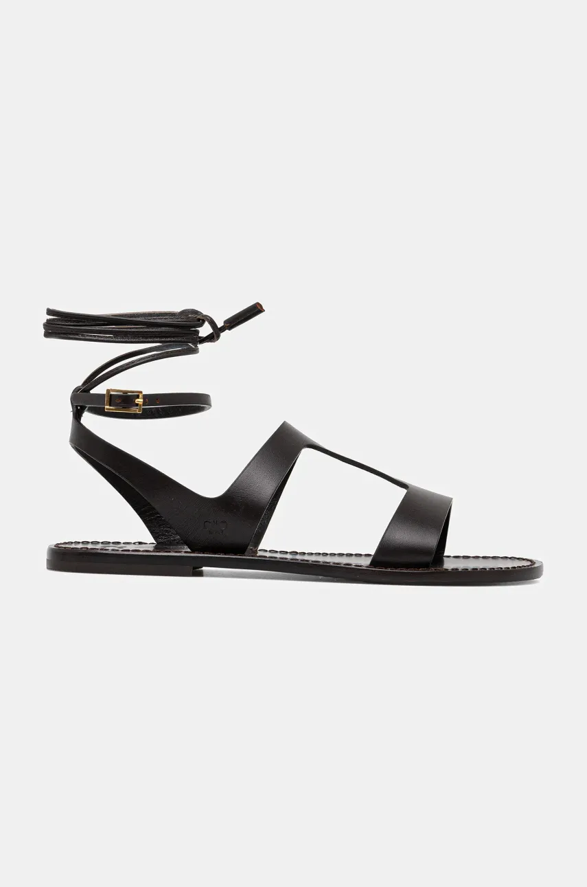 Кожаные сандалии Weekend Max Mara LEMMA женские цвет коричневый 2515521075600 Кожаные сандалии Weekend Max Mara LEMMA женские цвет коричневый 2515521075600
