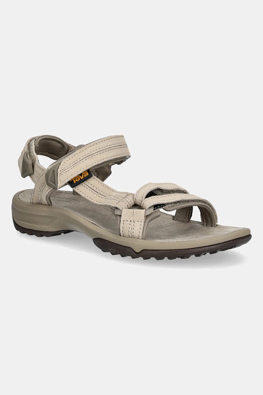 Teva sandale Terra Fi Lite Suede femei, culoarea bej, 1124035 Teva sandale Terra Fi Lite Suede femei, culoarea bej, 1124035