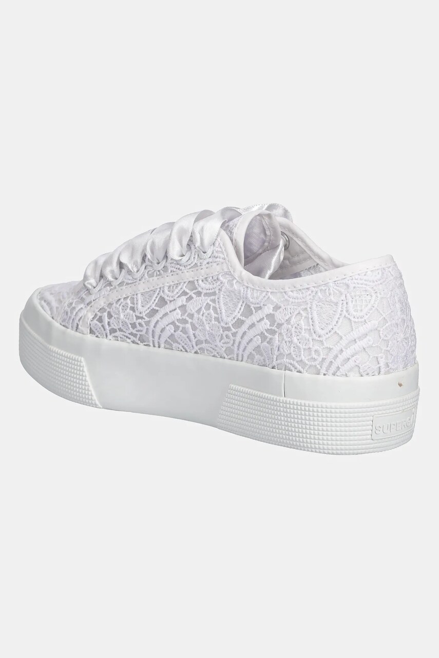 Superga sportcipő FLOWER MACRAME fehér, S2136QW termék 2. képe