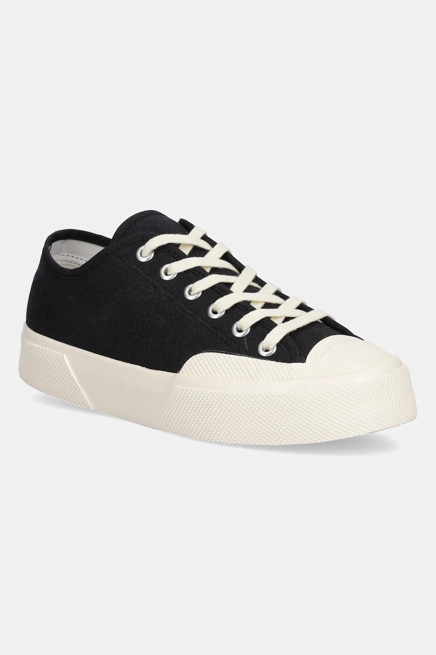 Superga tenisi WORKS LOW CUT COTTON CANV culoarea negru, S51347W Superga tenisi WORKS LOW CUT COTTON CANV culoarea negru, S51347W