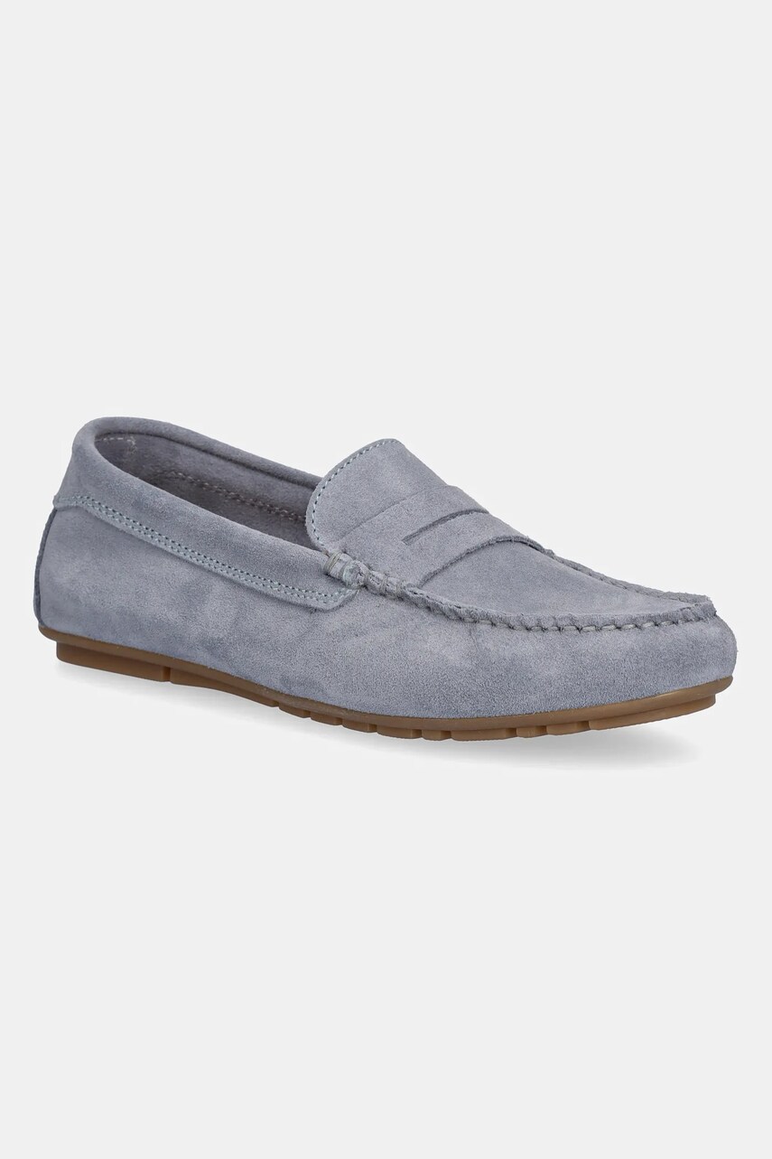 Marc O'Polo mocasini din piele intoarsa SELMA 8B femei, cu toc plat, 50214623101300