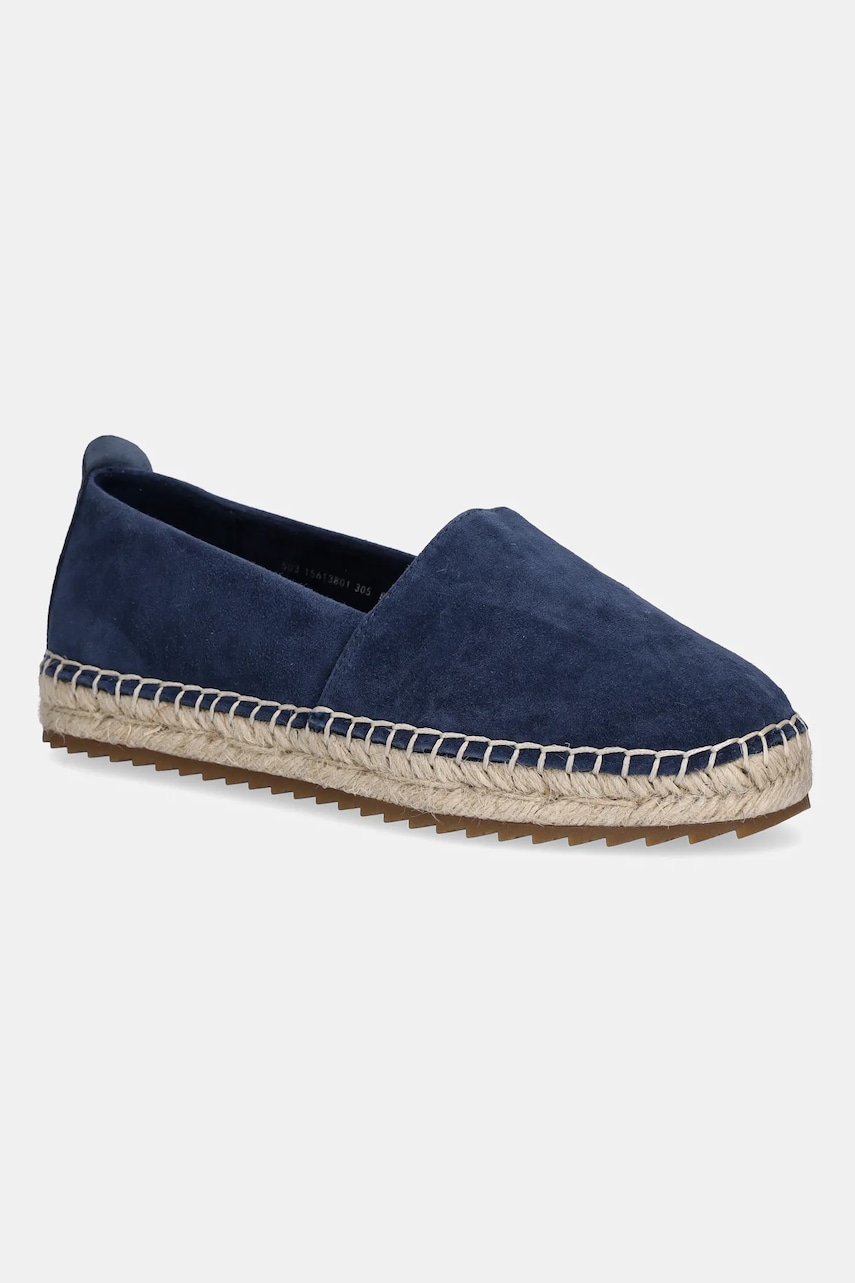 Marc O\'Polo espadrile din nubuc GEM 6B culoarea bleumarin, 50315613801305