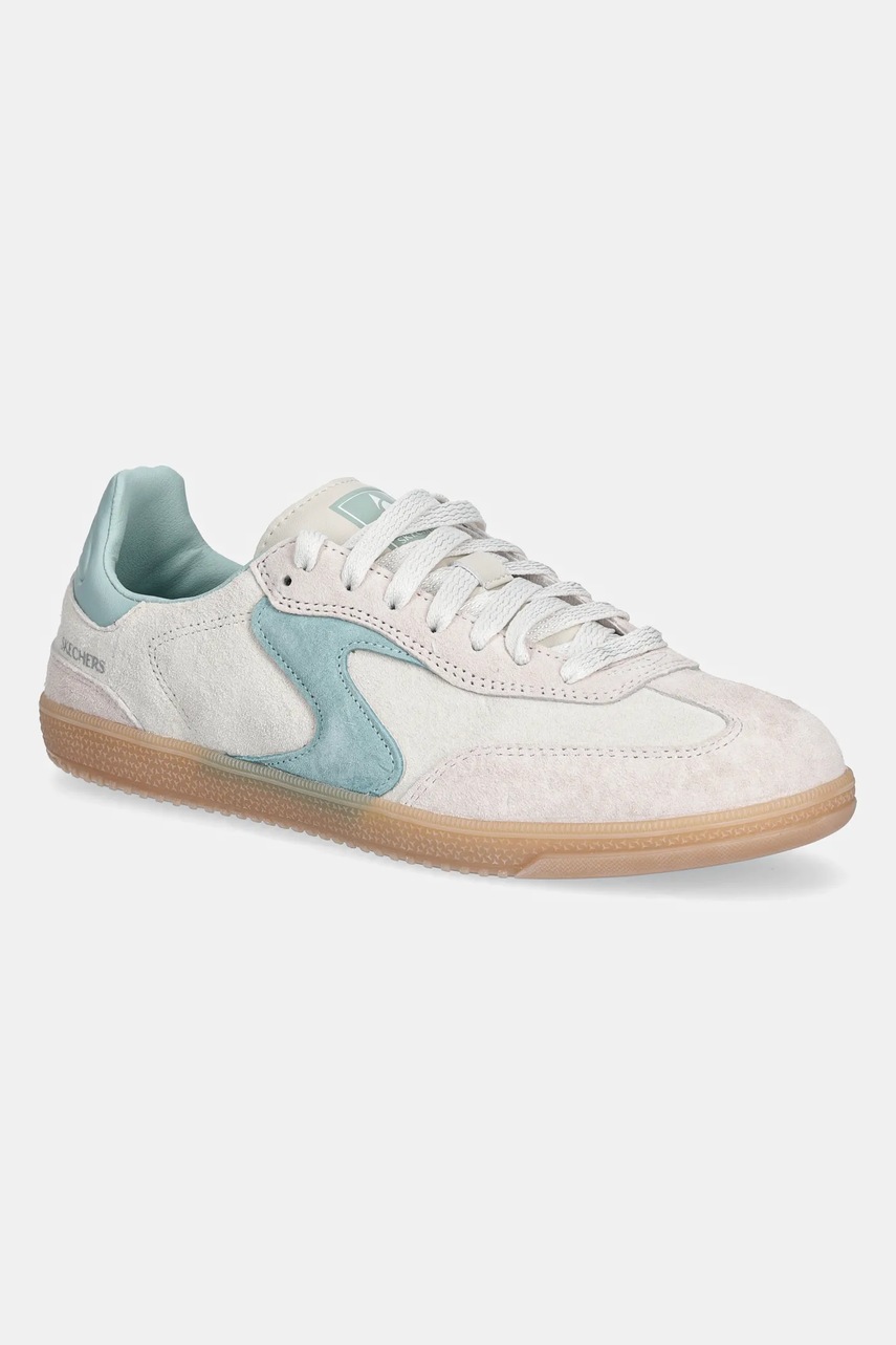 Skechers sneakers din nubuc HOTSHOT femei, culoarea roz, 185234