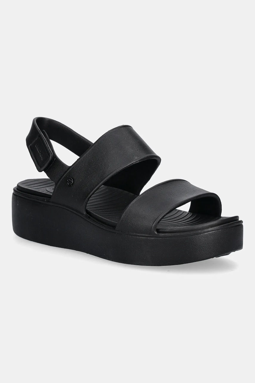 Skechers sandale FOAMIES culoarea negru, cu platforma, 111257 Skechers sandale FOAMIES culoarea negru, cu platforma, 111257