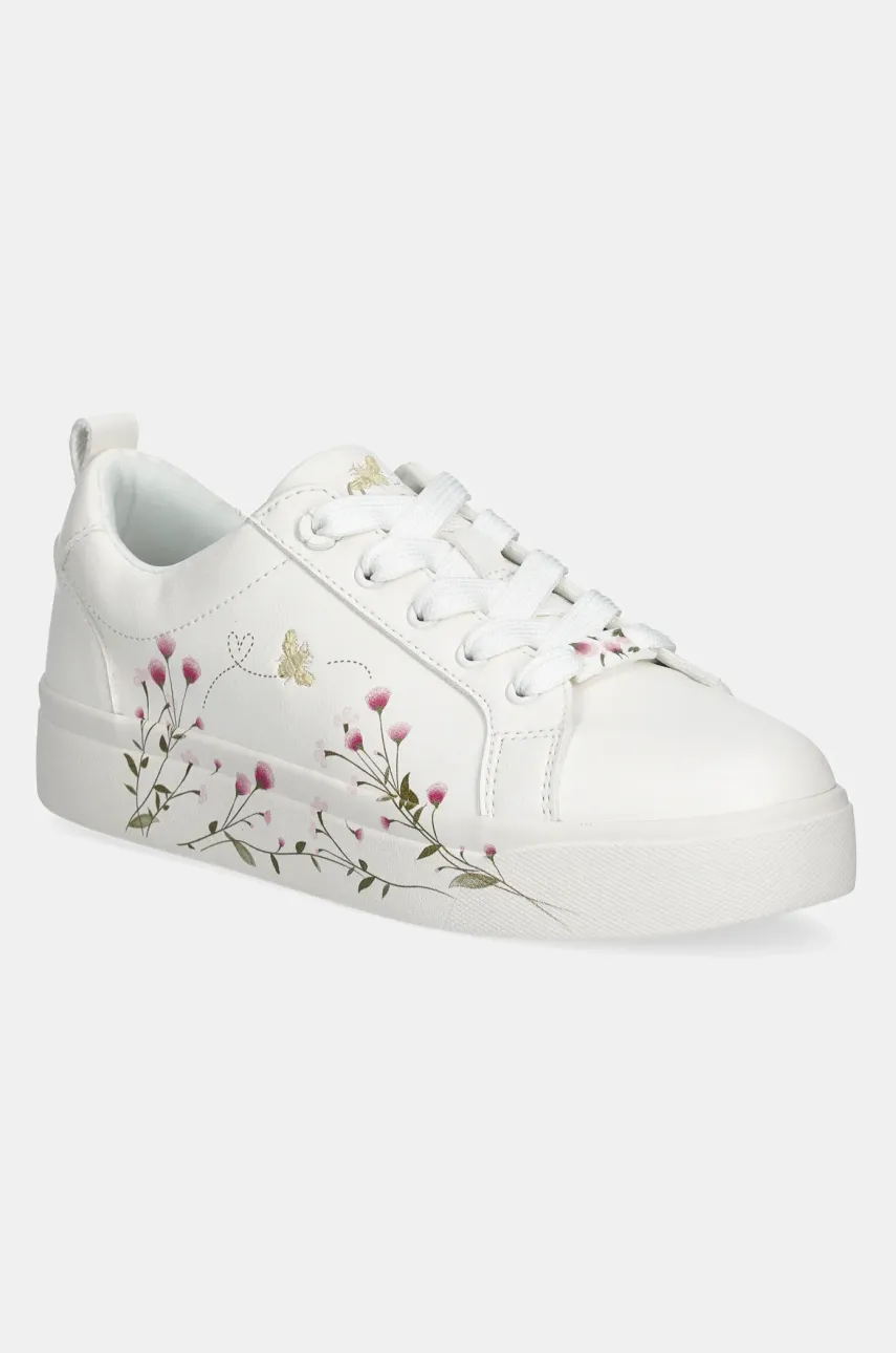 Aldo sneakers WILD FLOWERS femei, culoarea bej, 13918565