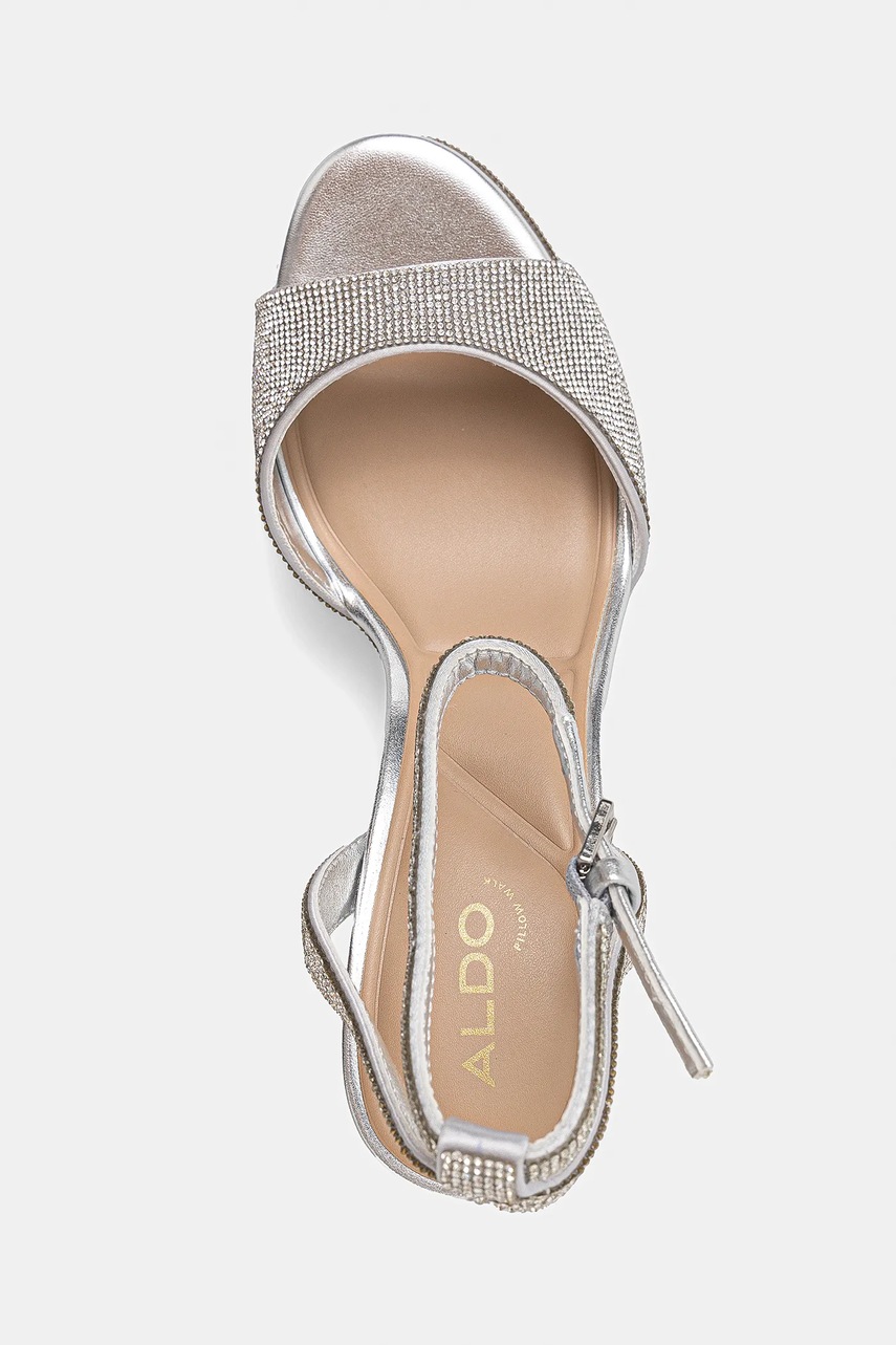 Σανδάλια Aldo ALLURING χρώμα: ασημί, 13918870 φωτογραφία