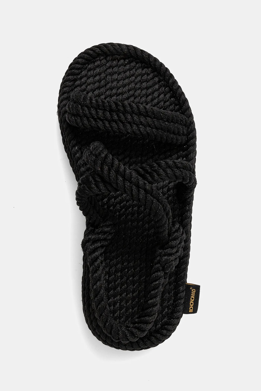 Σανδάλια Bohonomad Bahamas χρώμα: μαύρο, BAH.0020.PRS φωτογραφία