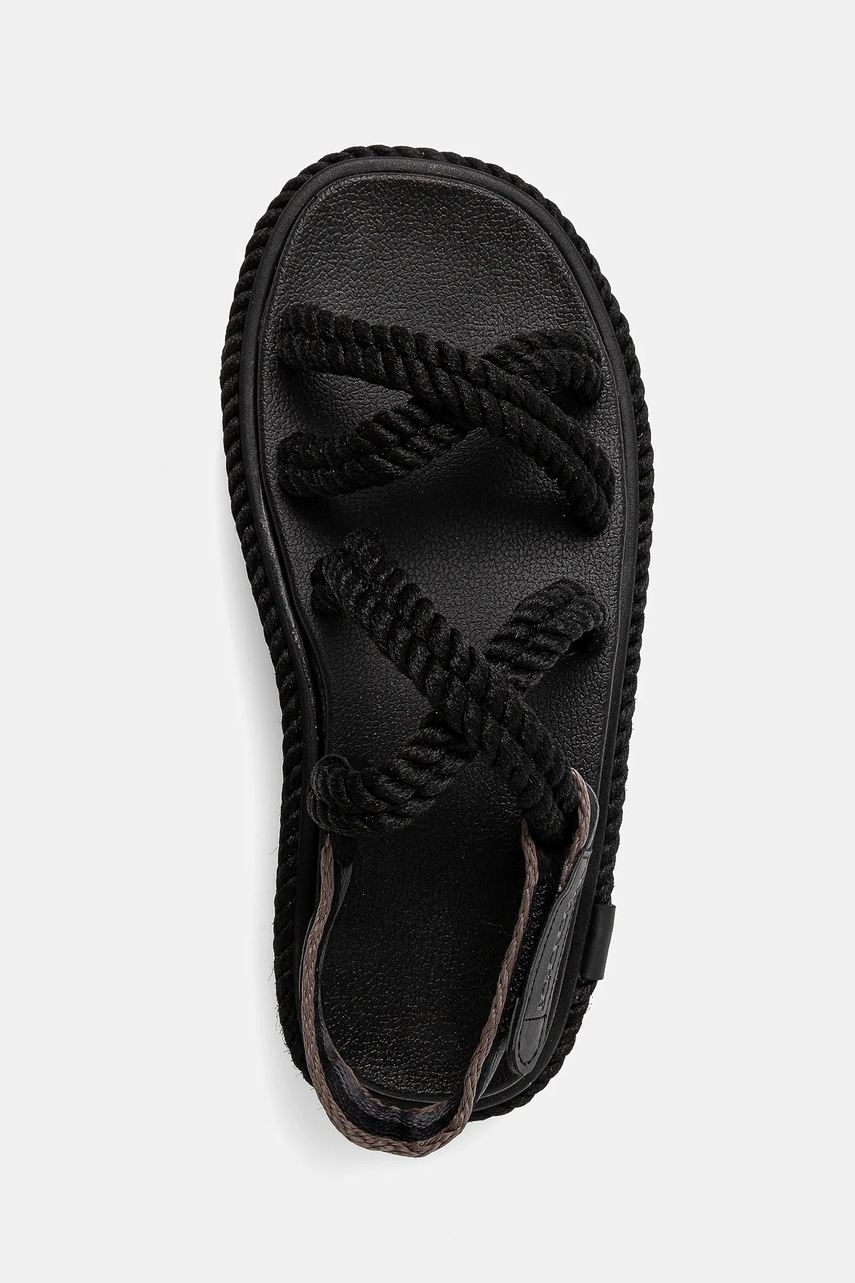 Σανδάλια Bohonomad Tahiti χρώμα: μαύρο, TAH.0020.MPS φωτογραφία