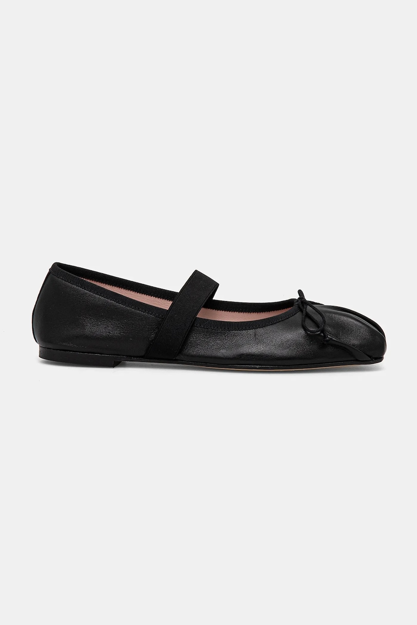 Кожаные балетки Pretty Ballerinas Camille цвет чёрный 52026_A Кожаные балетки Pretty Ballerinas Camille цвет чёрный 52026_A