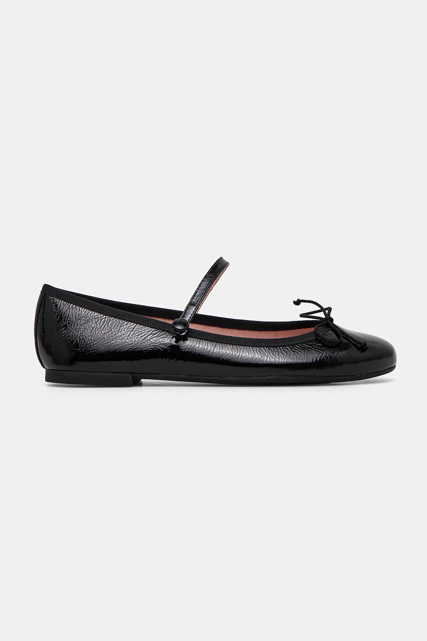 Кожаные балетки Pretty Ballerinas Nicole цвет чёрный 52073_A Кожаные балетки Pretty Ballerinas Nicole цвет чёрный 52073_A