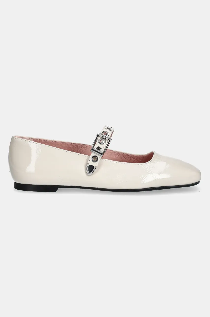 Кожаные балетки Pretty Ballerinas Camille цвет бежевый 52211_A Кожаные балетки Pretty Ballerinas Camille цвет бежевый 52211_A
