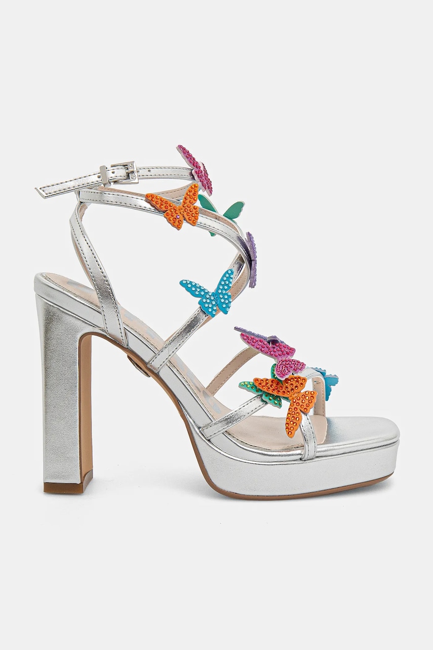 Сандалии Buffalo June Mss Butterfly Glam цвет серебрянный 1291615-SLV Сандалии Buffalo June Mss Butterfly Glam цвет серебрянный 1291615-SLV