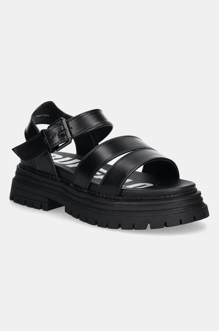 Levně Sandály Buffalo Lennox Ts Sandal dámské, černá barva, na platformě, 1602274-BLK
