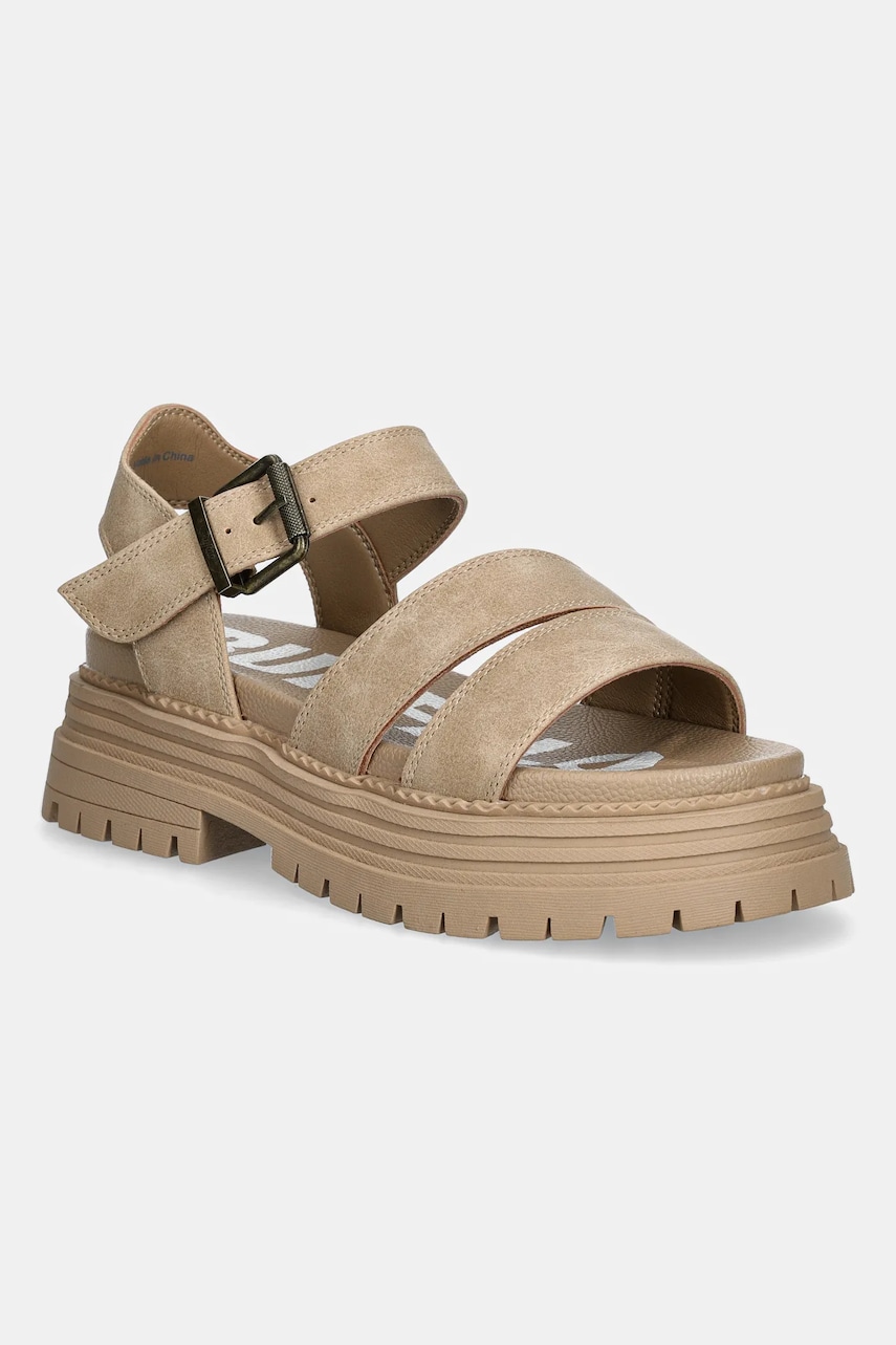 Buffalo sandale Lennox Ts Sandal culoarea bej, cu platforma, 1602275-BEI Buffalo sandale Lennox Ts Sandal culoarea bej, cu platforma, 1602275-BEI