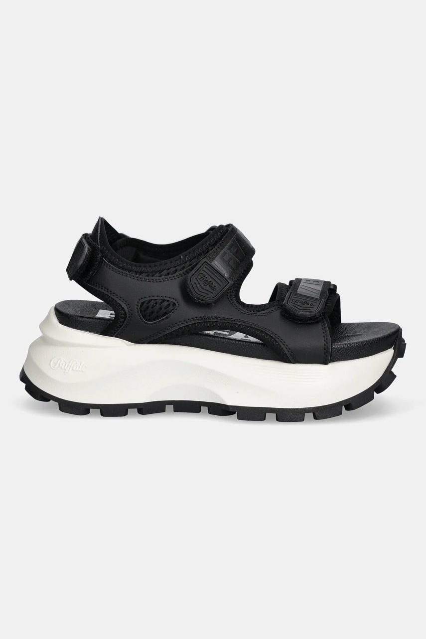 Сандалии Buffalo Manhatten Snd цвет чёрный на платформе 1602295-BLK