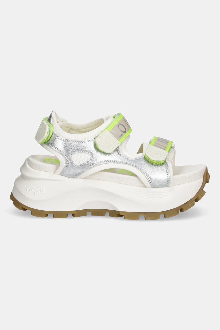 Сандалии Buffalo Manhatten Snd цвет бежевый на платформе 1602296-WHT