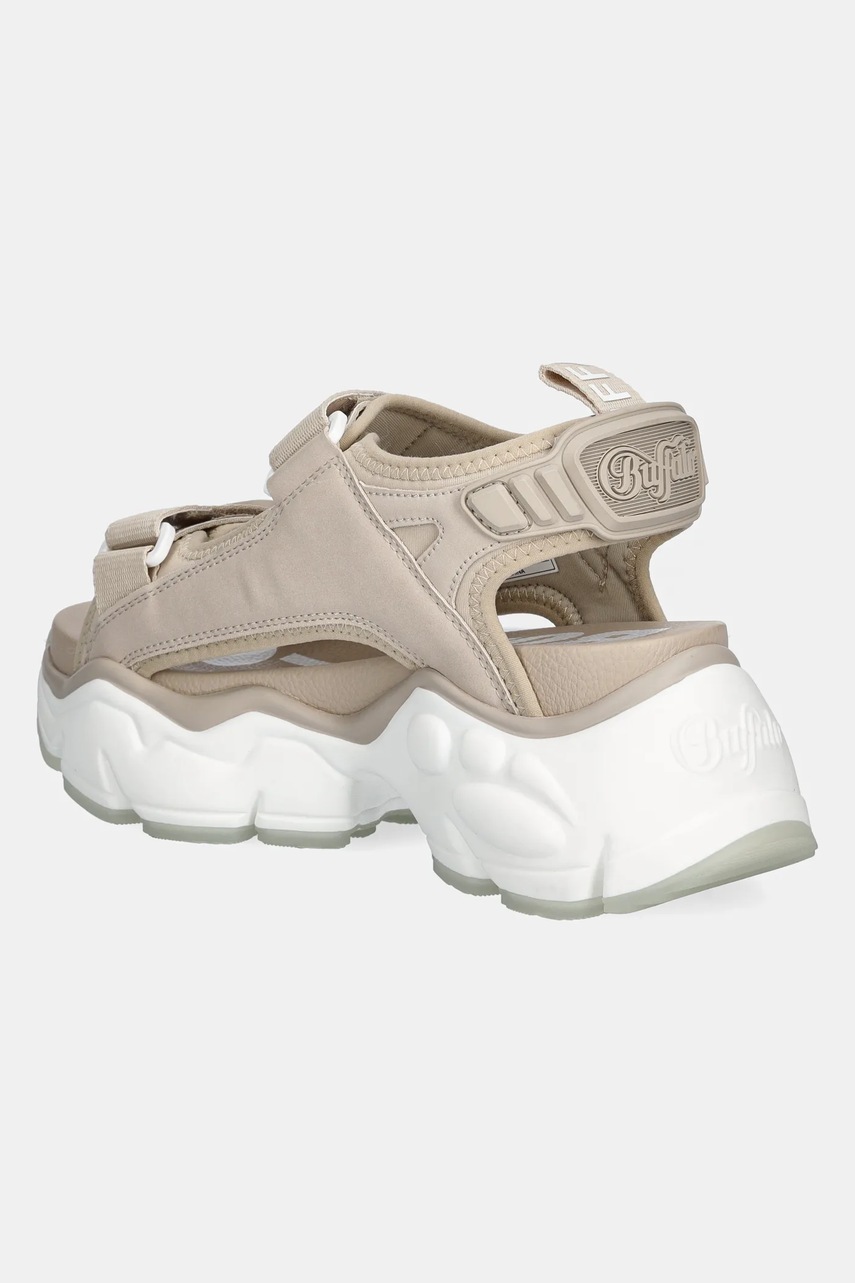 Σανδάλια Buffalo Binary Track χρώμα: μπεζ, 1602297-BEI φωτογραφία