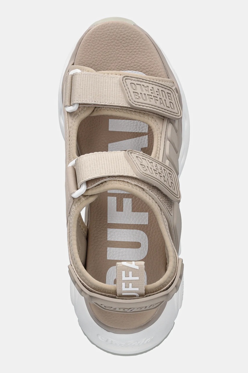 Σανδάλια Buffalo Binary Track χρώμα: μπεζ, 1602297-BEI φωτογραφία