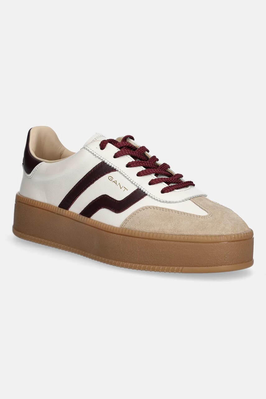 Gant Adidasi din piele Cuzmani culoarea bej, 31531047