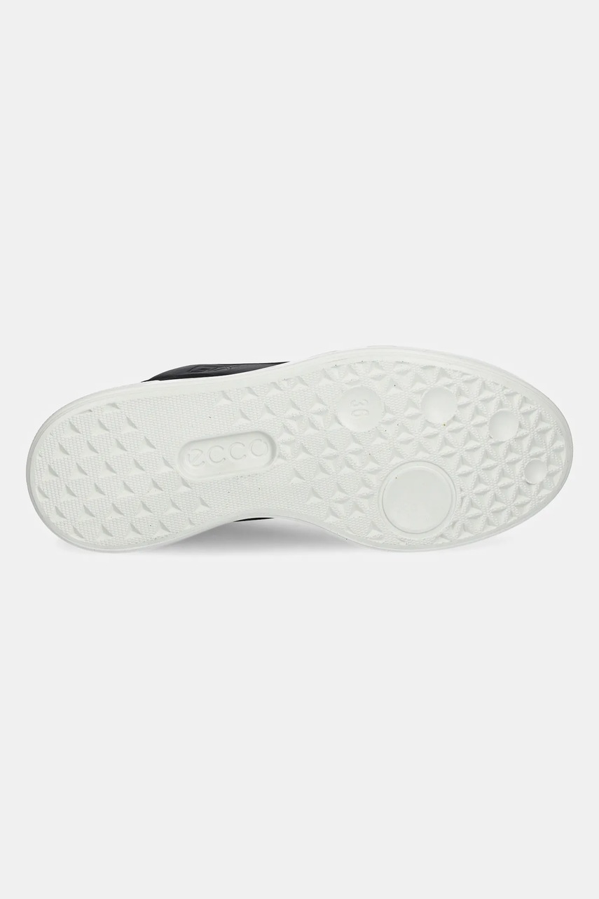 Σουέτ αθλητικά παπούτσια Ecco Street χρώμα: μαύρο, 209753-51052 φωτογραφία