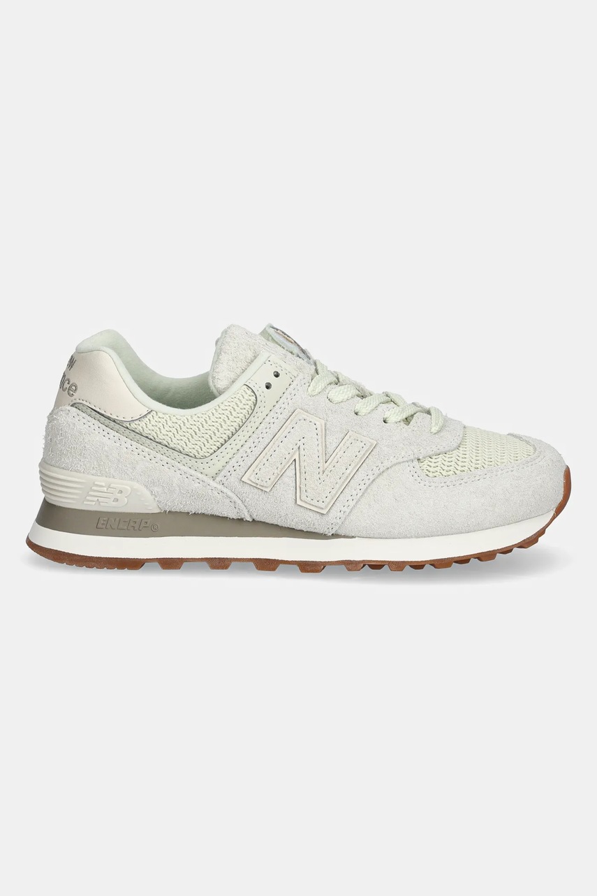 Αθλητικά New Balance 574 χρώμα: πράσινο, WL574BLE φωτογραφία