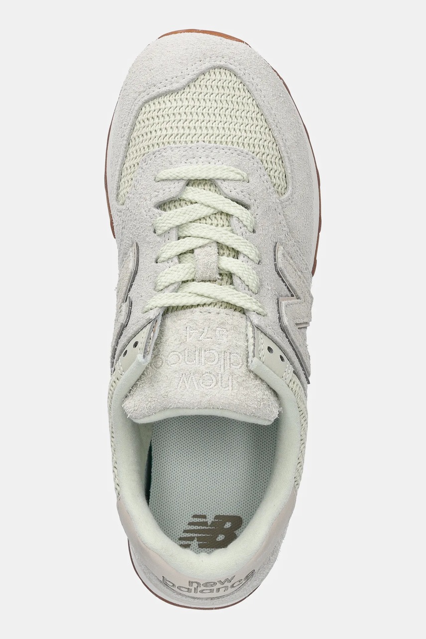 Αθλητικά New Balance 574 χρώμα: πράσινο, WL574BLE φωτογραφία