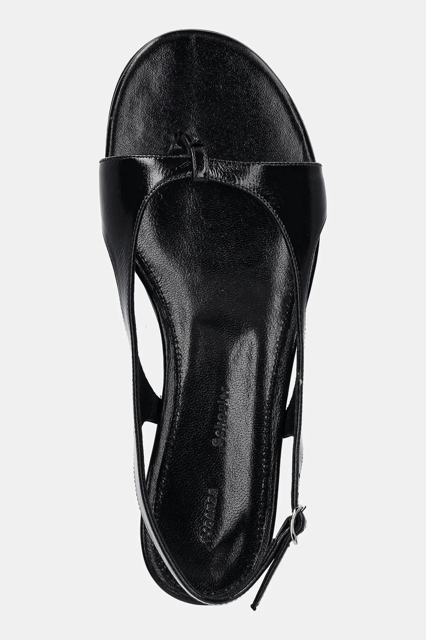 Δερμάτινα σανδάλια Proenza Schouler Slash χρώμα: μαύρο, SH252035 φωτογραφία