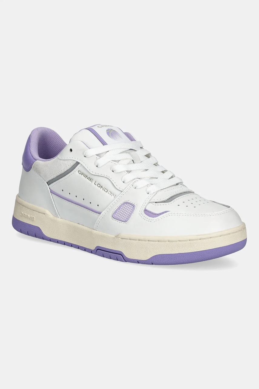 Crime London sneakers din piele BASKET femei, culoarea alb, 28302AA6 Crime London sneakers din piele BASKET femei, culoarea alb, 28302AA6