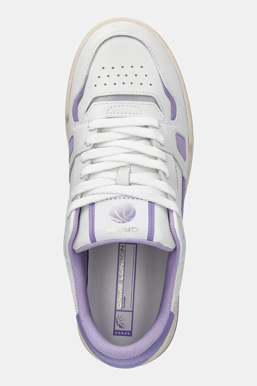 Δερμάτινα αθλητικά παπούτσια Crime London BASKET χρώμα: άσπρο, 28302AA6 φωτογραφία