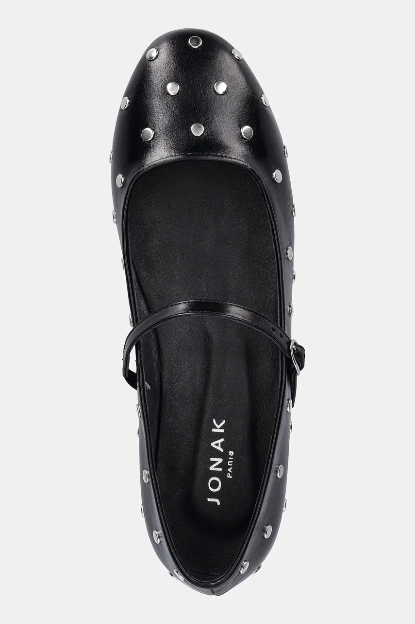 Δερμάτινες μπαλαρίνες Jonak DANAELLE CUIR χρώμα: μαύρο, 3700247 φωτογραφία