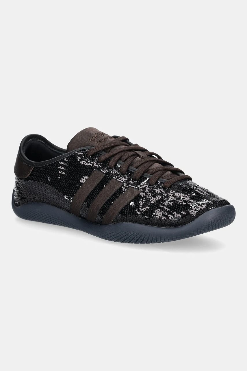 Tenisky adidas Originals x Wales Bonner Lo Pro Sequin dámské, černá barva, JR0259
