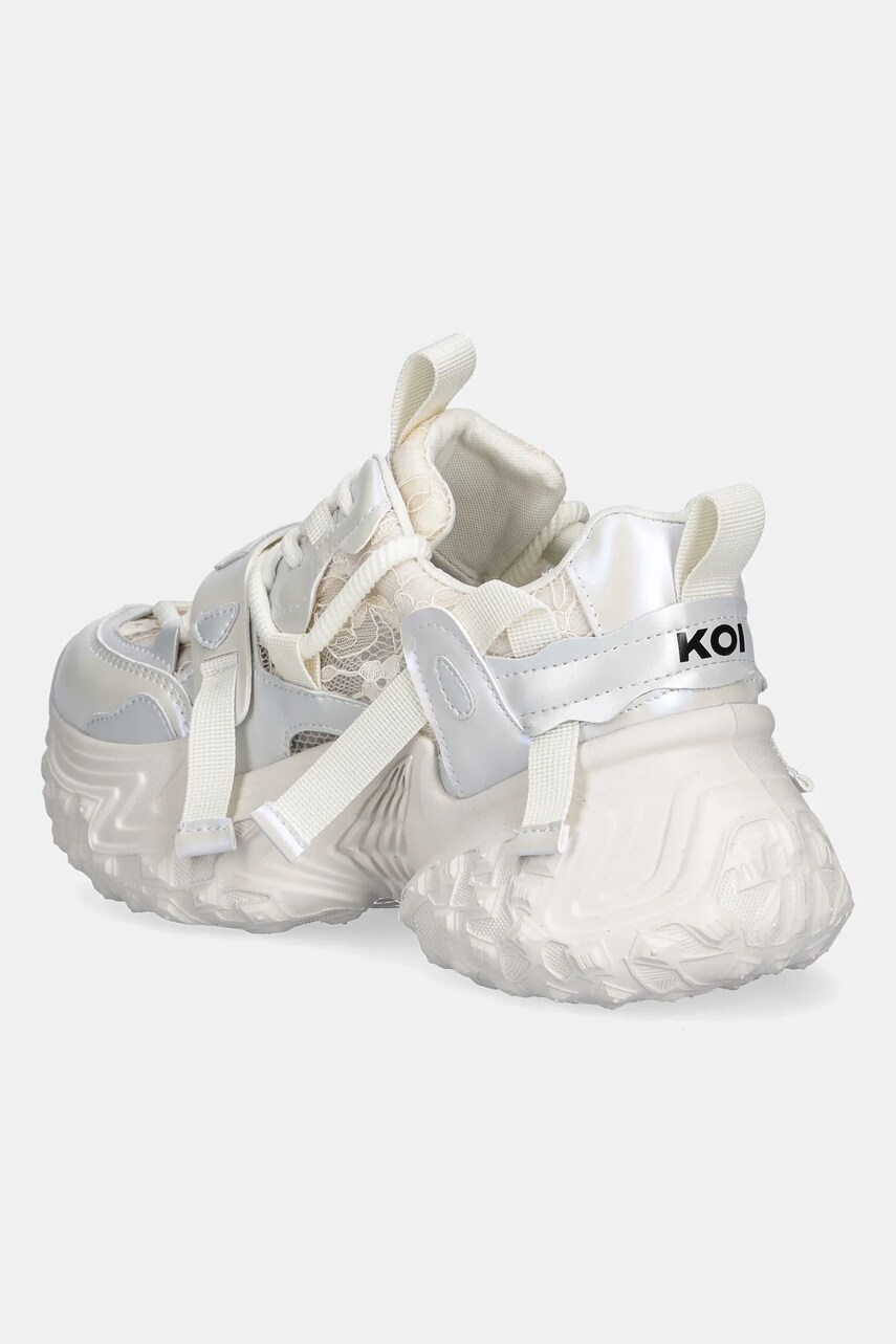Koi Footwear sportcipő Frozen Shores Mega Chunky bézs, PL01 termék 2. képe