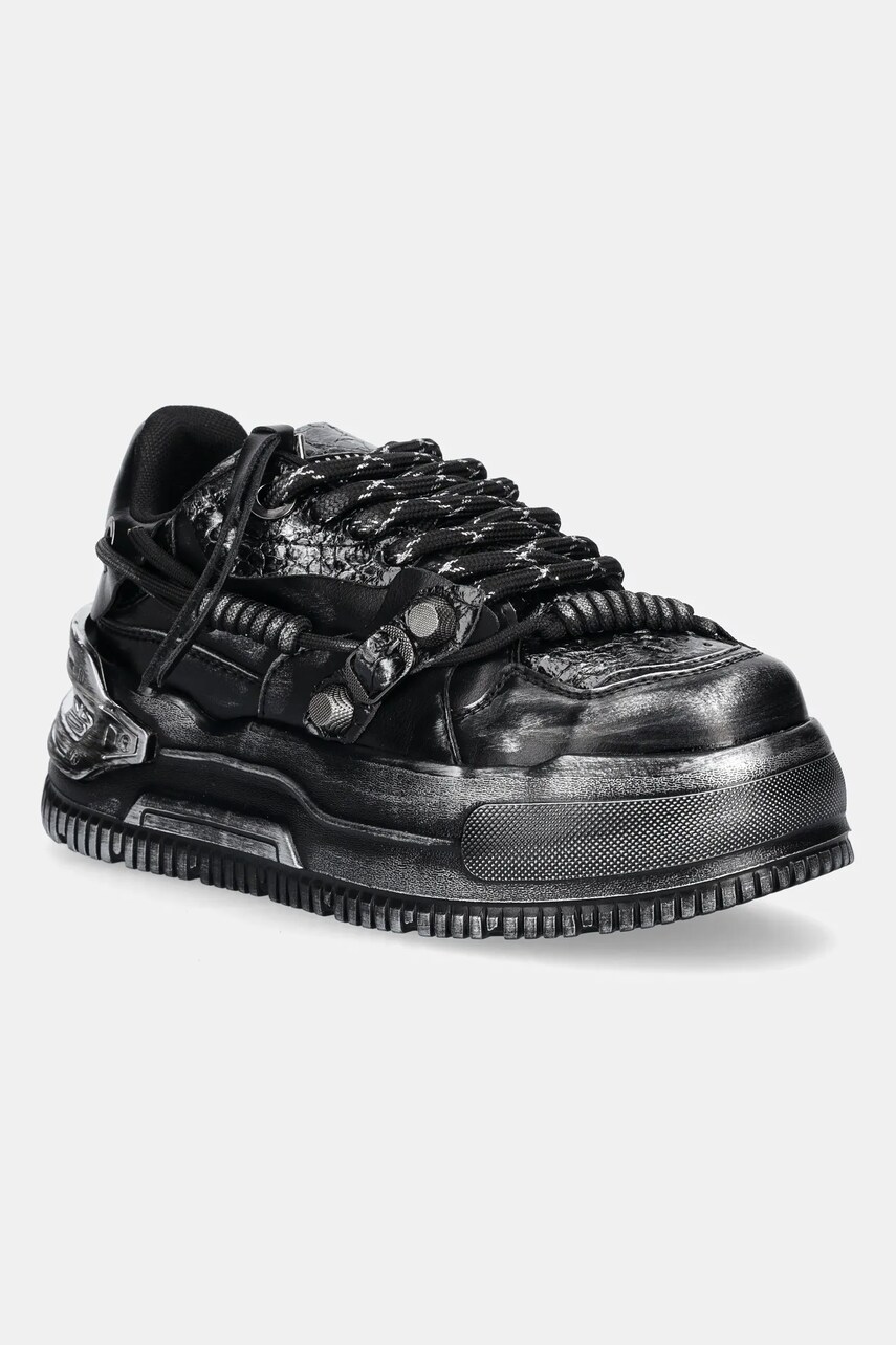 Koi Footwear sneakers Metamorphosis Distressed Platoform culoarea negru, TT01