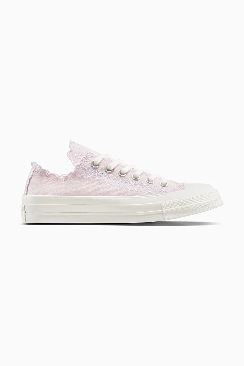 Converse teniși Chuck 70 culoarea roz, A13542C