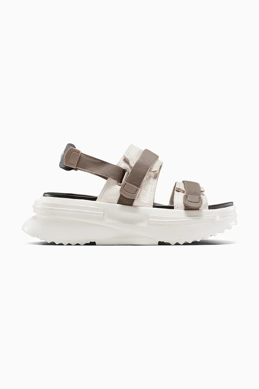 Sandály Converse Run Star Utility Sandal CX dámské, béžová barva, na platformě, A15096C