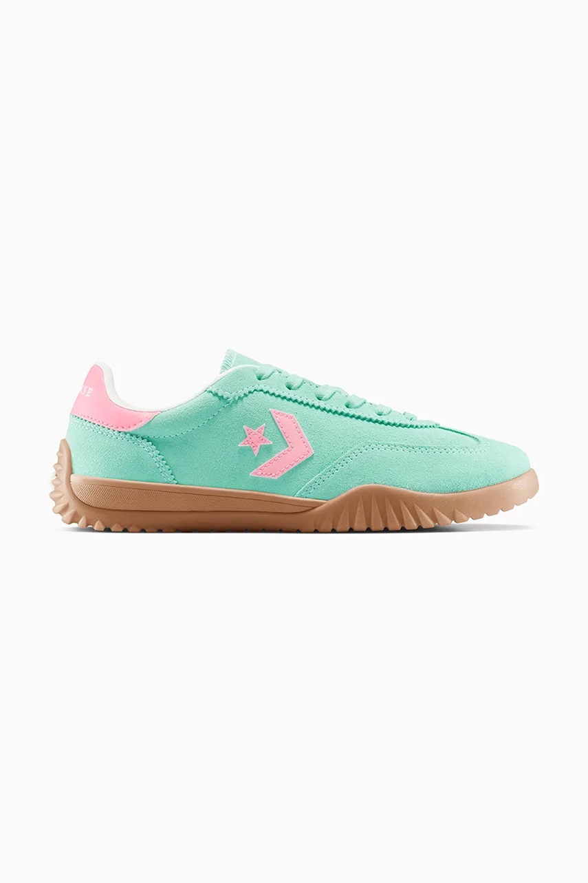 Converse sneakers din piele Run Star Trainer culoarea verde, A15090C