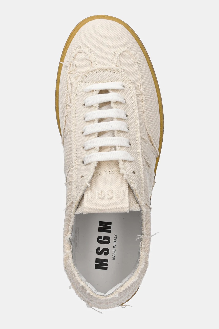 Αθλητικά MSGM χρώμα: μπεζ, 3842MDS022 814 φωτογραφία