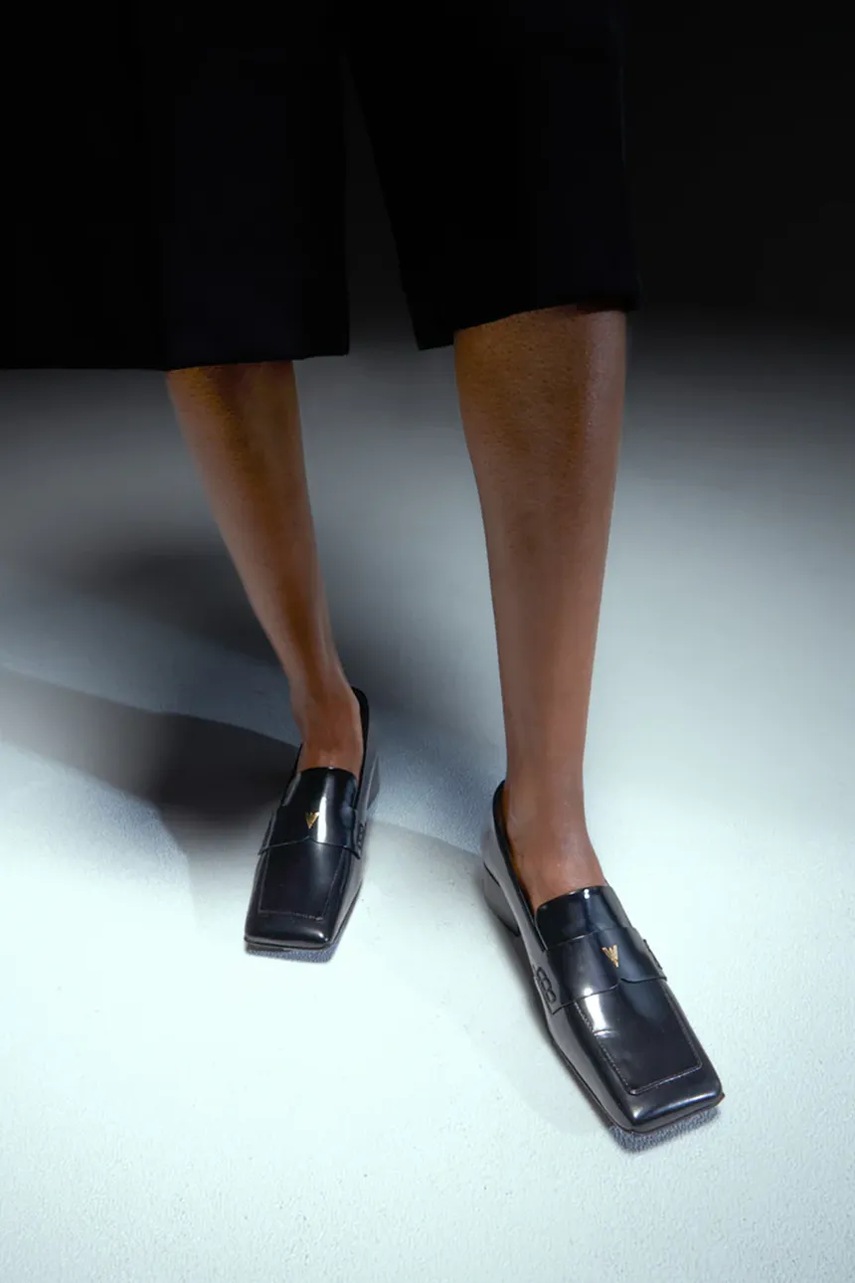 Δερμάτινα μοκασίνια Vanda Novak Alex χρώμα: μαύρο φωτογραφία