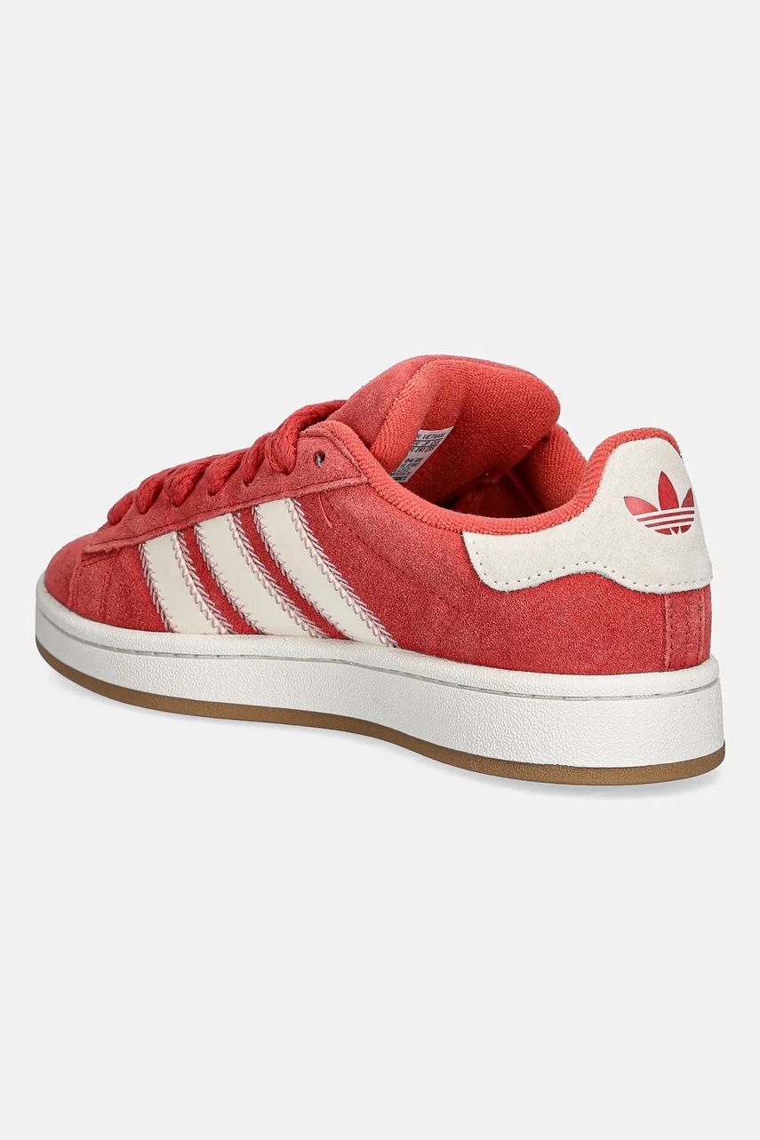 Σουέτ αθλητικά παπούτσια adidas Originals Campus 00S W χρώμα: κόκκινο, JQ5805 φωτογραφία