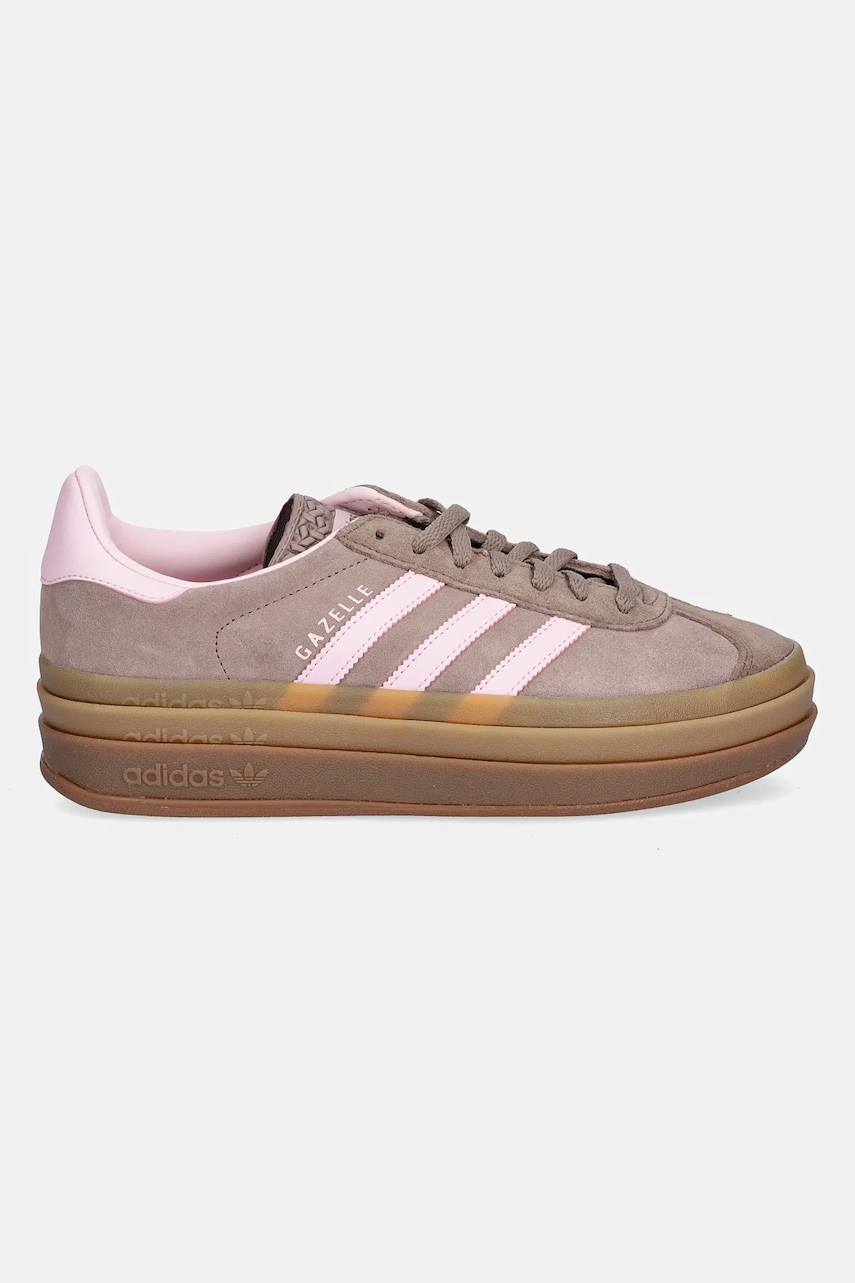 Кроссовки adidas Originals Gazelle Bold W цвет коричневый JQ6436 Кроссовки adidas Originals Gazelle Bold W цвет коричневый JQ6436