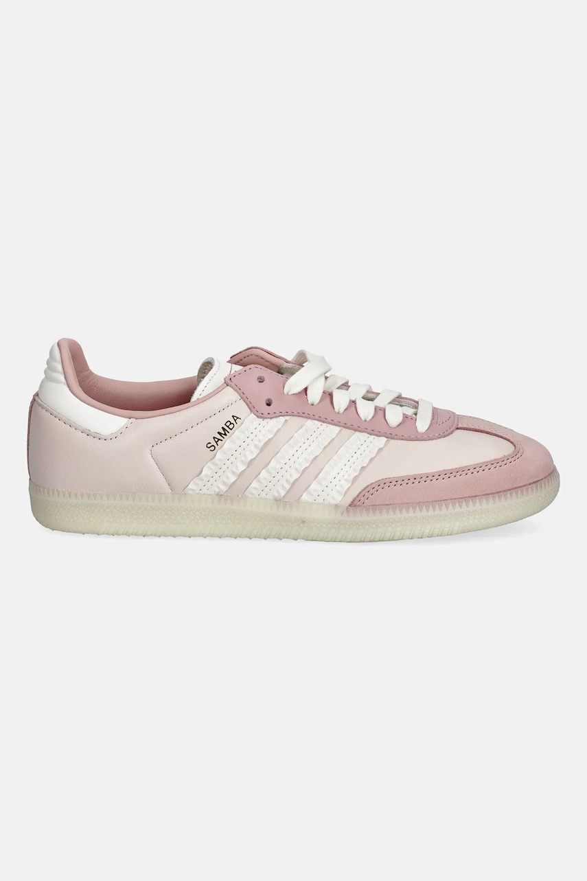 Кроссовки adidas Originals Samba OG W цвет розовый JR8830 Кроссовки adidas Originals Samba OG W цвет розовый JR8830