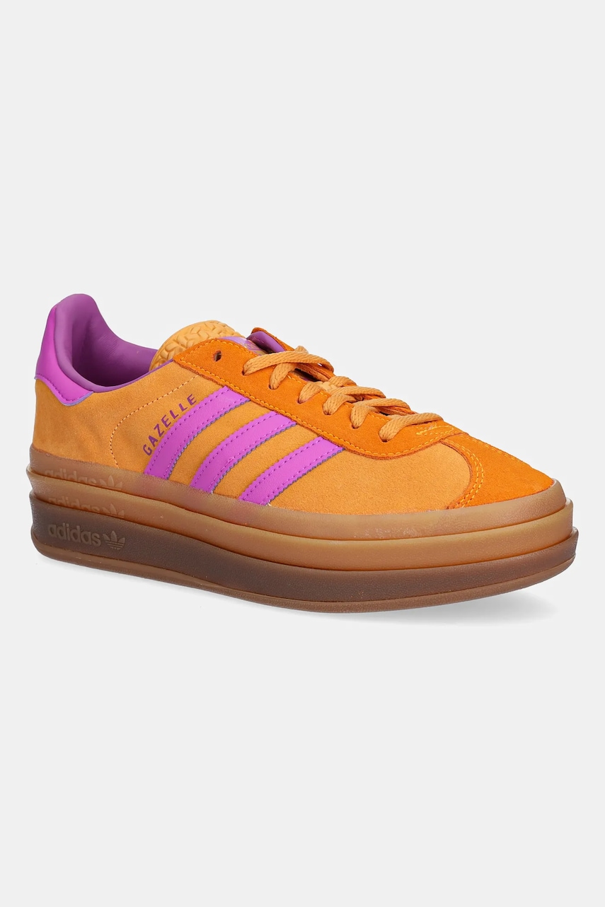 adidas Originals sneakers Gazelle Bold W culoarea portocaliu, JS3895