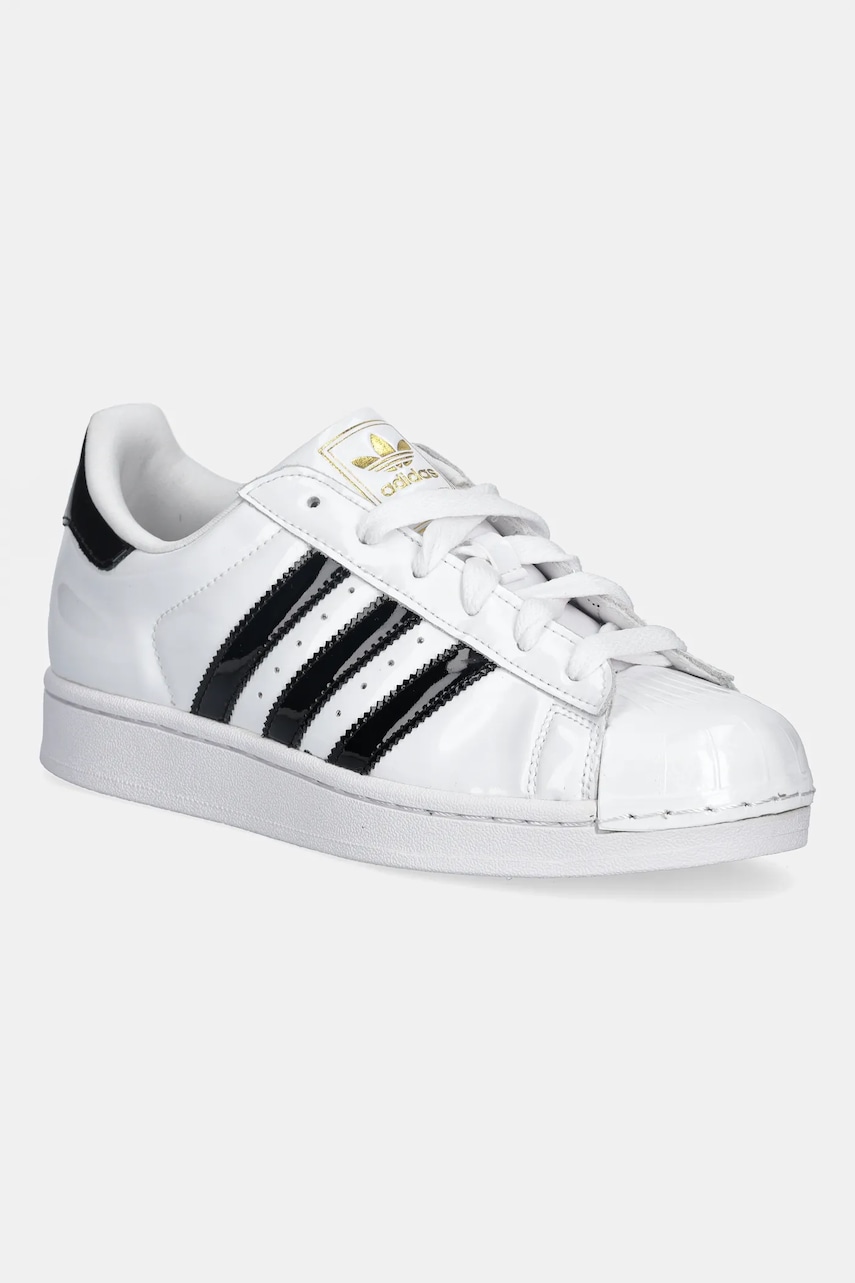 adidas Originals sneakers din piele Superstar II W culoarea alb, JS4010
