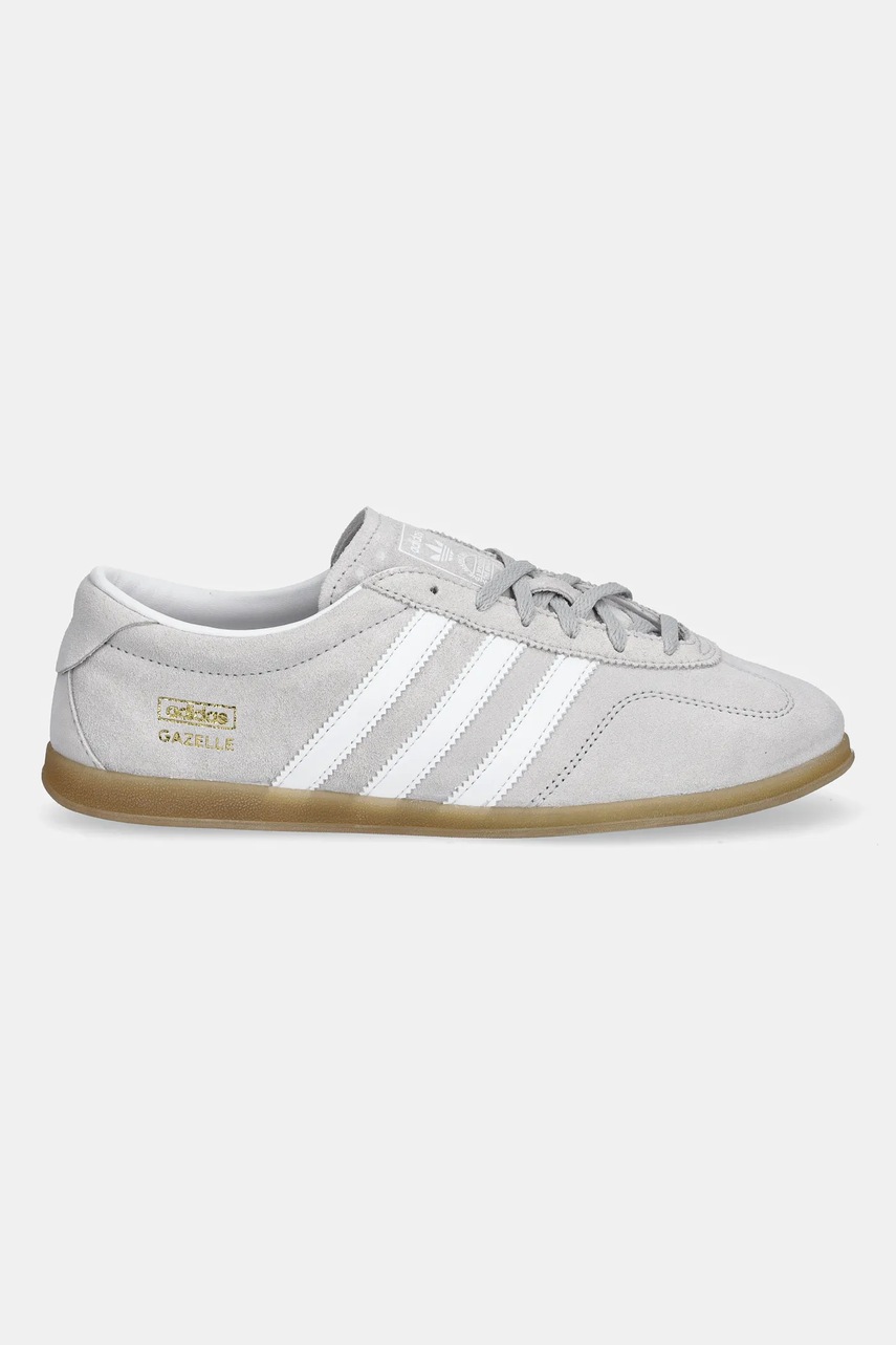 Замшевые кроссовки adidas Originals Gazelle LO Pro W цвет серый JS4516