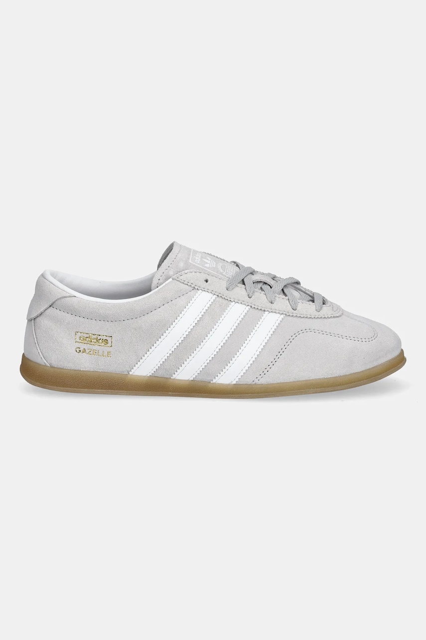 Замшевые кроссовки adidas Originals Gazelle LO Pro W цвет серый JS4516 Замшевые кроссовки adidas Originals Gazelle LO Pro W цвет серый JS4516