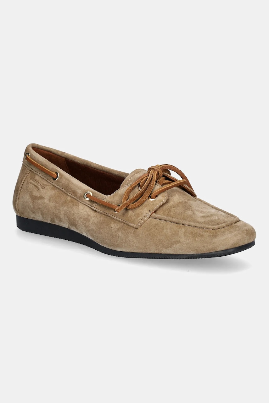 Vagabond Shoemakers pantofi de piele întoarsă HILLARY culoarea bej, cu toc plat, 5925-440-28