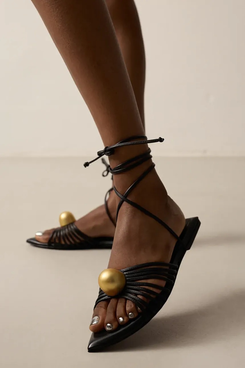 Σανδάλια Vanda Novak Sienna Deep Black χρώμα: μαύρο φωτογραφία