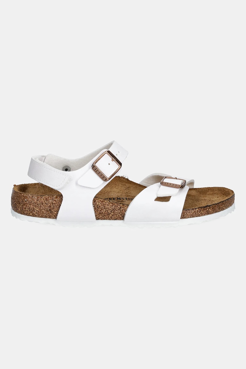 Детские сандалии Birkenstock Rio AS Kids AS Kids цвет белый 1029454 Детские сандалии Birkenstock Rio AS Kids AS Kids цвет белый 1029454