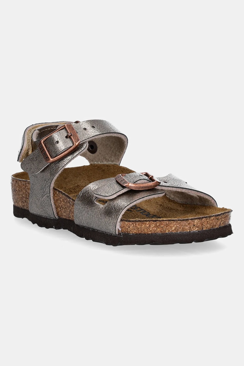 Birkenstock sandale copii Rio AS Kids culoarea maro, 1029445 Birkenstock sandale copii Rio AS Kids culoarea maro, 1029445